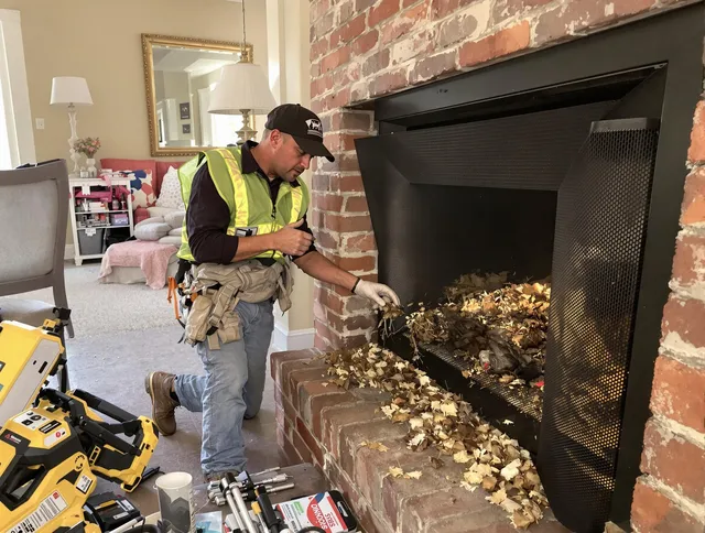 Safe screening installation by Bristol Chimney Sweep in Bristol, CT