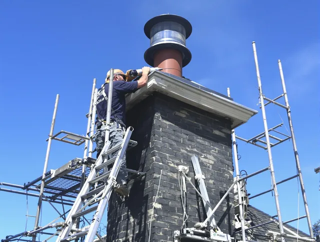 Sturdy chimney crown finished by Bristol Chimney Sweep in Bristol, CT