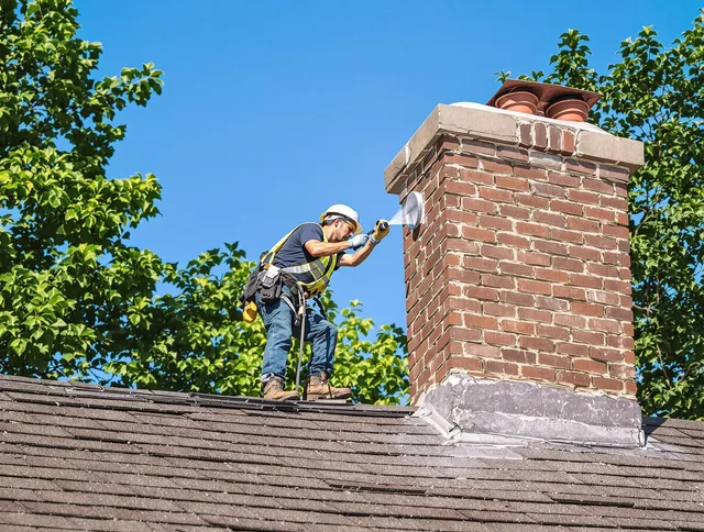 Bristol Chimney Sweep performing an inspection with advanced tools in Bristol, CT