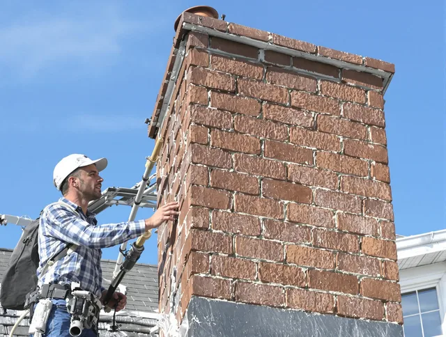 Brickwork for a chimney rebuild by Bristol Chimney Sweep in Bristol, CT