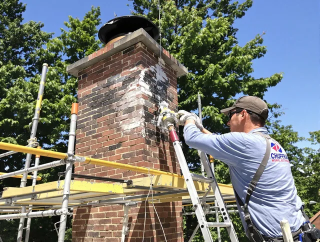Structural chimney repair by Bristol Chimney Sweep in Bristol, CT