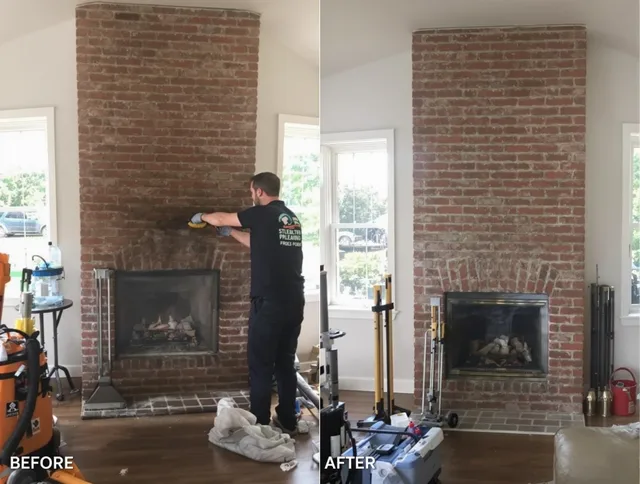 Finished chimney sweeping service by Bristol Chimney Sweep in Bristol, CT
