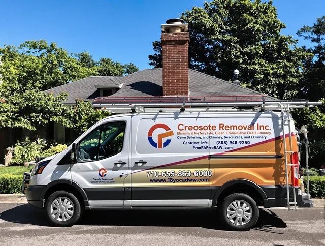 Bristol Chimney Sweep technician removing creosote safely in Bristol, CT